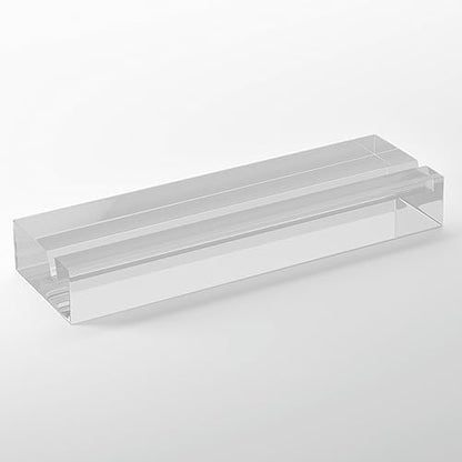 Bemaystar Acrylic Stands for Display, Plaques, Crystals, Photo Albums, Display Base Stand, RectangularBase