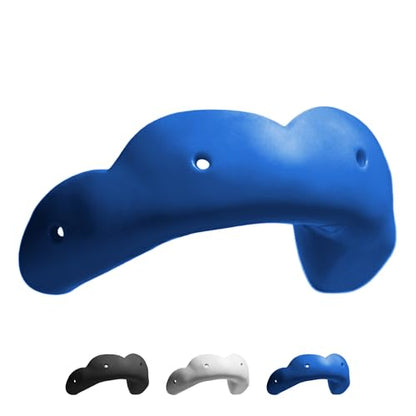 SISU Go Mouthguard, Royal Blue - Low-Profile Front Tooth Protection for Soccer, Basketball, Water Polo, Skateboarding, BMX, Action Sports - Remoldable Up to 20 Times - Thin, Breathable - Non Toxic - color: Royal Blue