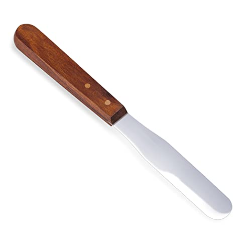 Dental Alginate Spatula 8" Dental Mixing Spatula Stainless Steel, Lab Spatula Tools for Mixing Stone, Plaster, Impression Material, Powders and Alginate