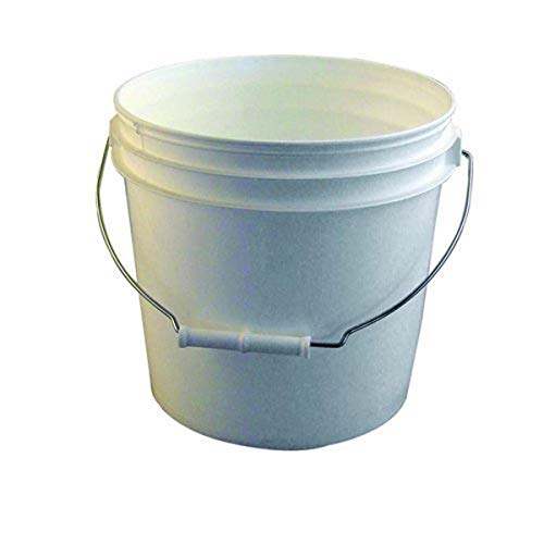 Bon Tool 84-230 3-1/2-Gallon Reinforced Plastic Bucket, White