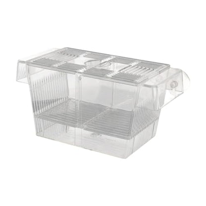 predolo Aquarium Hatching Box for Fish Breeding with Suction Cups for Betta Guppy, L - size: L
