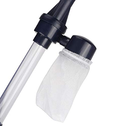 SUNGOOYUE Aquarium Vacuum Sand Washer Electric Gravel Cleaner Kit ABS Multi Function Water Changer 520L H Telescopic 16.3 to 32.9in Fish Tank Cleaning Tool for Home Aquariums