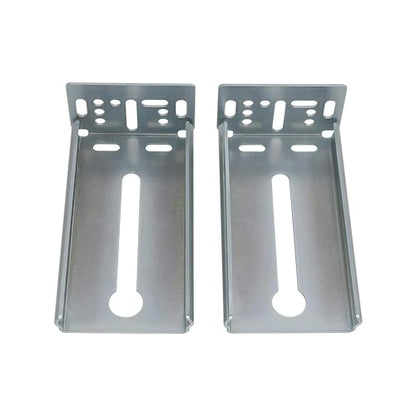 LONTAN Rear Mounting Brackets for Drawer Slide 5 Pairs B4502 Cabinet Bracket Drawer Track Guide Kitchen Replacement Parts for 1.77in(45mm) Width Furniture Gildes
