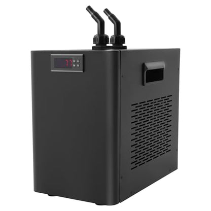 15/42 Gallon Aquarium Chiller, 1/10 HP Fish Tank Water Cooler Special Quiet Design Refrigeration Compressor for Axolotl Coral Jellyfish (160L/42Gallon) - size: 160L/42Gallon