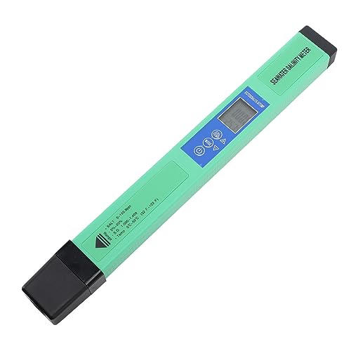 5-in-1 Water Quality Tester EC TDS Salt SG Temp Monitor Digital Meter for Drinking Water Hydroponics Aquariums