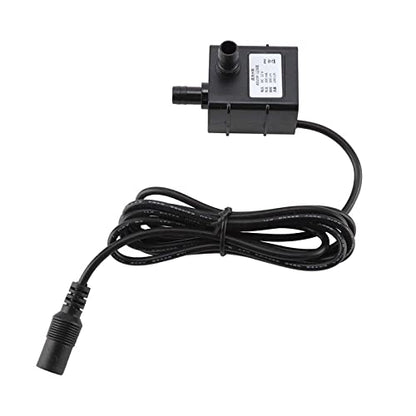 12 Volt Solar, Aquarium Water Pumps, Brushless Submersible Pump Dc12v 240l/H Ultra Quiet Brushless Motor Pump Mini Submersible Water Pump for Aquarium Fish Tank Hydroponic Fountains