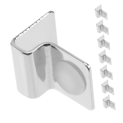 8pcs Stainless Steel Aquarium Lid Clips for Rimless Fish Tanks Durable Glass Cover Holders with Safety Design Easy No Tool Installation Compatibility