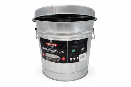 Behrens 6 Gallon Galanized Trash Can - size: 6-Gallon