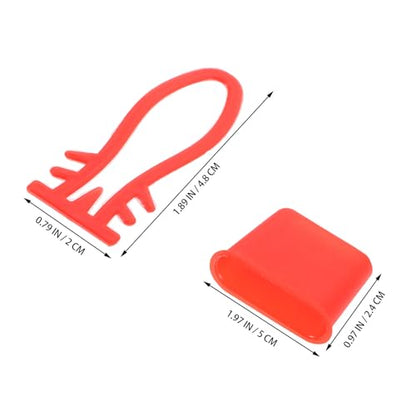 VICASKY Mesh Produce Bag Clasps 200Pcs Plastic Hooks for Reusable Grocery Storage Nets and Food Package Closers, Multipurpose Mesh Bag Hooks for Vegetables, Eggs, and Onion Storage