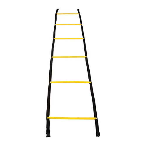 Topyond Agility Ladder, Speed Training 8.5ft for Football Basketball | Speed Agility Training Ladder, 8.5ft 6 Rungs Soccer Training Equipment, 2.6m Fixed Agility Ladder Speed Training Equipment