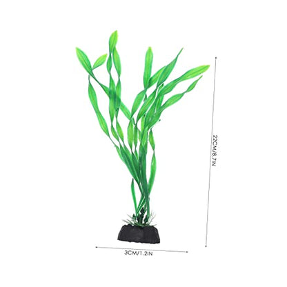 10pcs Decorative Aquarium Plants Natural-Looking Fake Grass for Fish Tank Decoration Desktop Aquarium Accessory for Enhancing Aquatic Environments