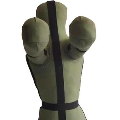 MMA Grappling Dummy Unfilled Training Bag for Judo and Karate, 180cm Green