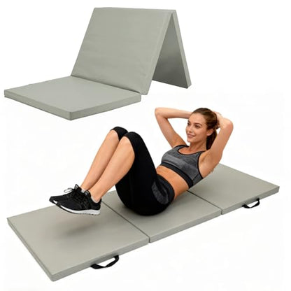 Foldable Yoga Mat - color: Grey