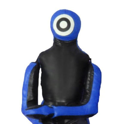 MMA Training Dummy for Grappling and Boxing, Unfilled Practice Tool, Blue 53 inch