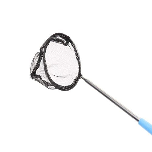 XMHF Self-Provided Small Fish Tank Fishing Net. with Extendable 9.1-20.9In Long Handle Stainless Safe Small Fish Net