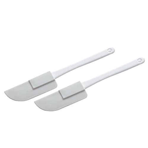 Chef Craft Select Plastic Mini Spatula Set, 6 inches in length 2 piece set, White - style: Mini Spatula Set
