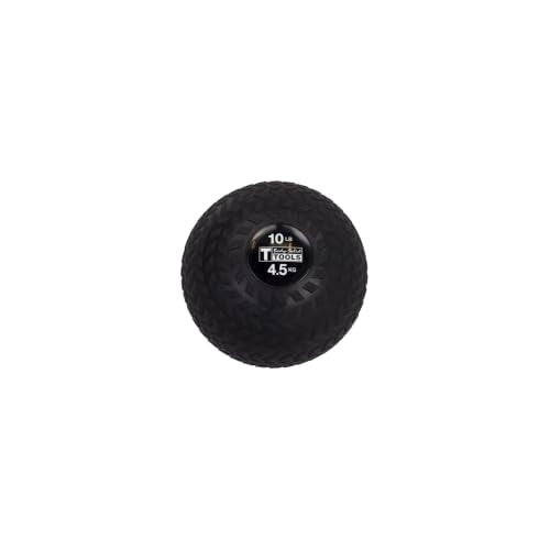 Body-Solid Tools (BSTTT10) Tire Tread Slam Ball, Non Bouncing Cardio Endurance Balls for Strength Training and Weight Loss Workout, Core Exercise and Home Gym Fitness, 10 lb