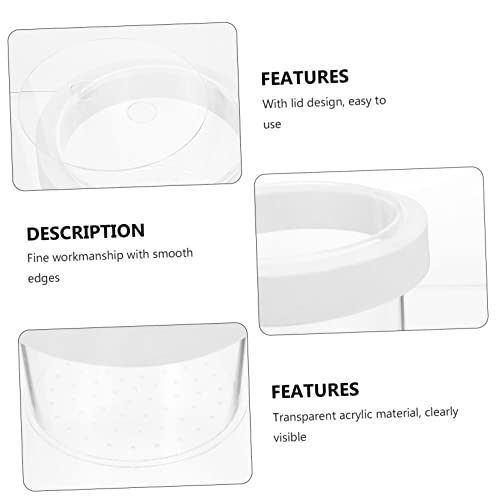 Generic Floating Aquarium Breeder Box Acrylic Fish Tank Isolation Box for Fry Young Fish Multi Functional Breeding for Small Aquariums for Fish