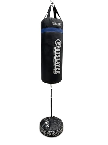 Outslayer Double End Heavy Bag Double End Ball Floor Anchor with Bungee Cord - style: Filled