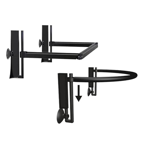 2set Aquarium Floating Plant Corral Intercepting Plants from Filters and Heaters Adjustable Height