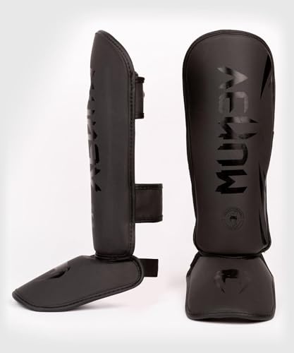 Venum Challenger Kids Shin Guards - color: Black/Black, size: Small
