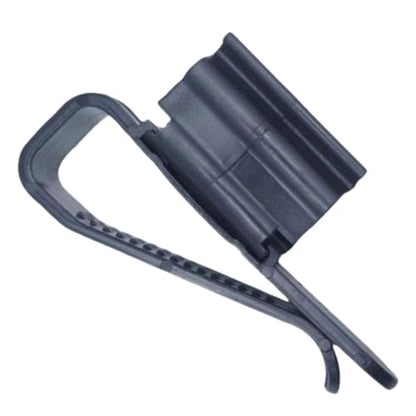 4Pcs Hose Holder, Plastic Fish Water Pipe Clamp, Aquarium Filtration Clip, Adjustable Aquarium Filtration Bucket Mounting Clip, Fit fir 8mm to 16mm Hoses (Black) - color: Black