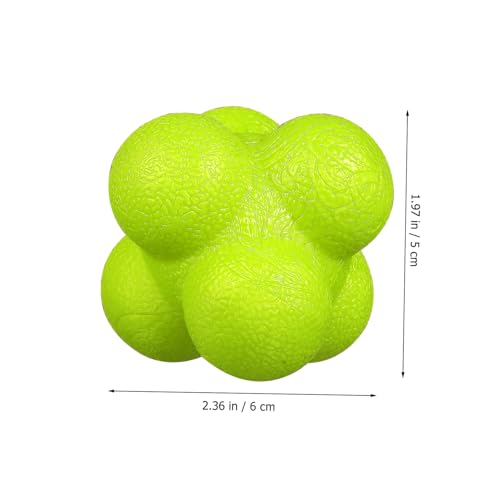POPETPOP Hexagonal Agility Balls 6 Pcs TPR for Goalkeeper Training