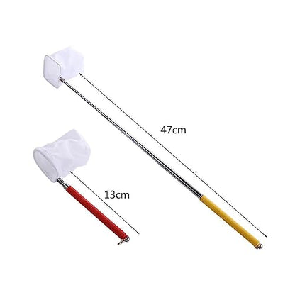 Catch Net Retractable Aquarium Fish Net, Long Handle Fish Tank Net, Fish Tank Cleaning Catching Net, Fish Scoop Aquarium Supplies - size: square