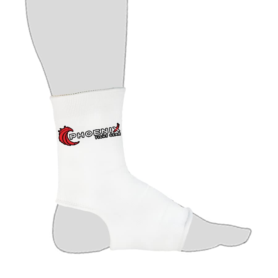 Sustain Ankle Supports, Open Heel, White, L - color: White, size: Large