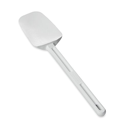 Rubbermaid Commercial Products Cold Temperature Spoon Spatula, 13.5 Inch, Clean-Rest Design , White - size: 13.5 Inch, style: Spoon Spatula