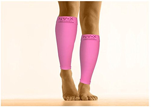 Leg Sleeves 15-20MMHG Compression Enhanced Performance and Protection, Acid Pink, Small - color: Acid Pink, size: Small