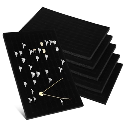 WOONEKY 4pcs Ring Display Box Inserts Showcase Sponge Support Jewelry Sponge Pad Soft Jewelry Storage Inserts