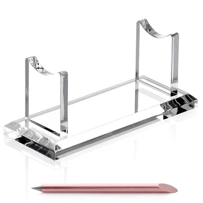 Acrylic Pen Holder Display Stand, Shop Fountain Pencil Makeup Brush Rack, Ballpoint Pen Showholder, Paintbrush Drying Rack Organizer Desk for Home School Office Or Store Use - style: 1 Tier