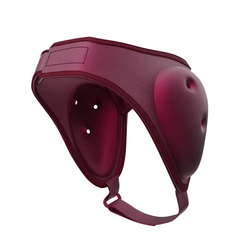 Snapdown Wrestling Headgear, Soft Adjustable Ear Guard for Adults and Youth, MMA and BJJ, One Size - color: Maroon