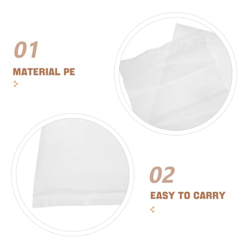 50PCS Live Fish Bags: Open Top Plastic Bags for Live Fish Transport, Shipping - 4.3 Mil Thick - 14x6 Inches - Leak-Resistant Clear Containers for Transporting Marine