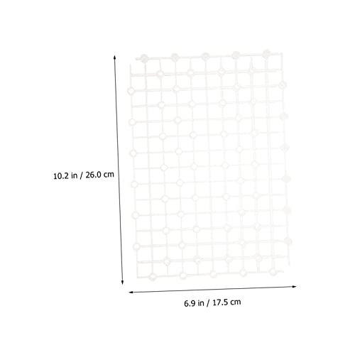 Toddmomy 2pcs Transparent Plate Tank Divider for Aquariums Easy Installation Gravel Strong Bearing Capacity Aquarium Supply for Fish Tank Landscaping