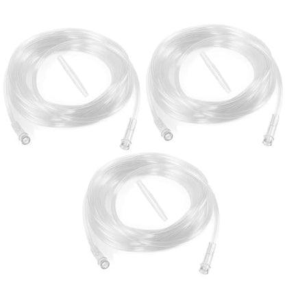 Transparent 16.4 Ft High Flow Oxygen Tube Extension Pack of 3 Tubes - size: 3PCS Oxygen Extension Tubing-16.4 Ft