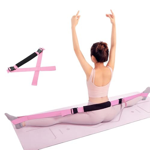 Modular 3-in-1 Yoga Straps System: Detachable Ends with Quick-Lock Buckles & Lumbar Pad - 150cm Adjustable Stretching Band for Splits, Pilates, Gym, Dance, Physical Therapy & Flexibility Training