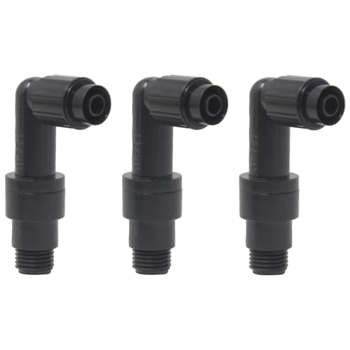Combination Check Valve and Elbow Compatible with Pentair R172061 and R172061Z for Automatic Chlorine/Bromine Pool and Spa Feeders (3-Pack)