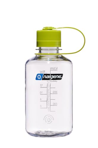 Nalgene 16 oz Narrow Mouth Water Bottle, Clear - color: Clear, size: 16 Ounces