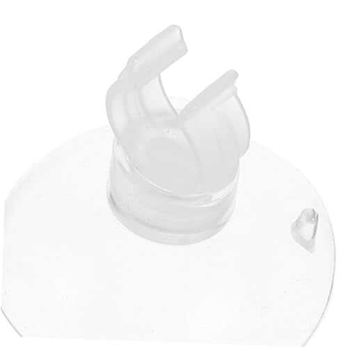 Yardwe 9pcs Aquarium Tubing Holders with Suction Cups Durable PVC Clamps for Secure Inlet Outlet Pipes for Fish Tanks and Decorative Flexibility - size: 3.30X3.30X2.2CM