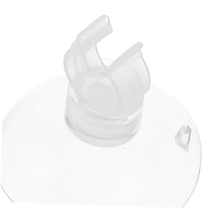 Yardwe 9pcs Aquarium Tubing Holders with Suction Cups Durable PVC Clamps for Secure Inlet Outlet Pipes for Fish Tanks and Decorative Flexibility - size: 3.30X3.30X2.2CM