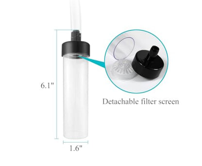 5ft-S Aquarium Siphon Vacuum Cleaner for Fish Tank Cleaning Gravel & Sand - size: 5ft-S