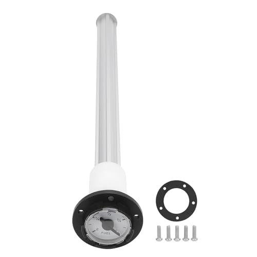 Gas Gauge Cap High Accuracy Temperature Sealed Mechanical Fuel Cap Meter with for Yachts Cars Trucks ATVs (500mm) - size: 500mm