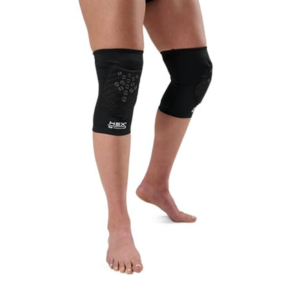 McDavid HEX Viz Knee / Elbow Pad Pair Black/Grey M - color: NEW Black, size: Medium