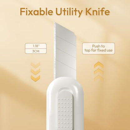 rabbitgoo Window Tint Kit, 3 Pcs Window Privacy Film Installation Tools Set, Includes Suede Squeegee, Utility Knife & 120ml Adjustable Spray Bottle for Car Tints, Privacy Film, Wallpaper Application - color: White Squeegee