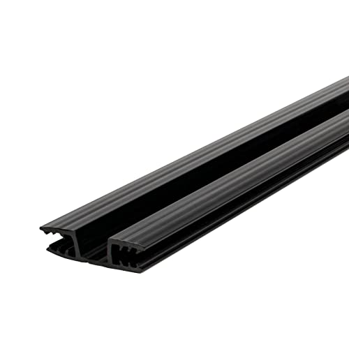 Black PVC Living Hinge for 1/4in Panels - 36 Inches (Pack of 4, 12 Feet Total)