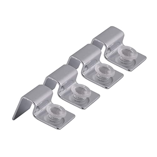4Pcs Stainless Steel Fish Tank Glass Cover Clips Support Holders for Thick Glass Durable Aquarium Accessories