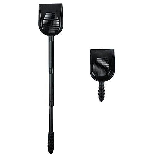 Thereisno Aquariums Gravel Sand Shovel Fish Tanks Cleaning Tool with Ergonomic Handle Aquariums Cleaning Scooper Sifter Cleaner