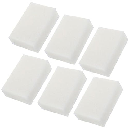 6 Pcs Aquarium Bio Sponge White Foam Filter Pads Compatible with Aqua Clear 70/300 Filtration Systems